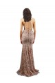 Sleeveless Rose Gold Backless Mermaid V-Neck Formal Evening Gown / Prom Dress / Bridesmaid Dress Maidstone