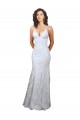 Sleeveless White Backless Mermaid V-Neck Formal Evening Gown / Prom Dress / Bridesmaid Dress Maidstone