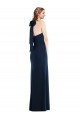 Sleeveless Dark Navy Open Back Trumpet High Neck Semi Formal Evening Dress / Prom Dress / Bridesmaid Dress Maidstone