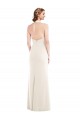 Sleeveless Ivory Low Back Trumpet Halter Neck Semi Formal Evening Dress / Prom Dress / Bridesmaid Dress Maidstone