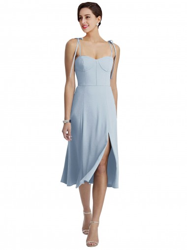 Sleeveless Light Sky Blue A-Line Sweetheart Evening Gown / Prom Dress / Bridesmaid Dress Maidstone