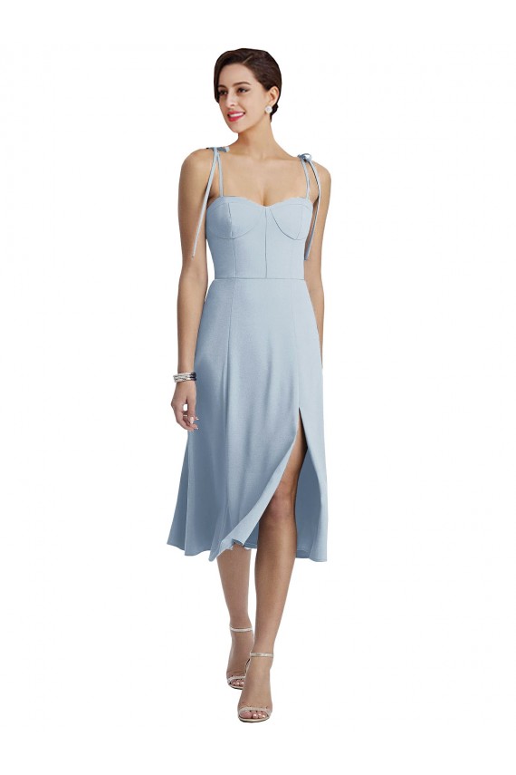 Sleeveless Light Sky Blue A-Line Sweetheart Evening Gown / Prom Dress / Bridesmaid Dress Maidstone