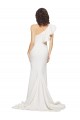 Sleeveless Ivory Sheath One Shoulder Semi Formal Evening Dress / Prom Dress / Bridesmaid Dress Maidstone