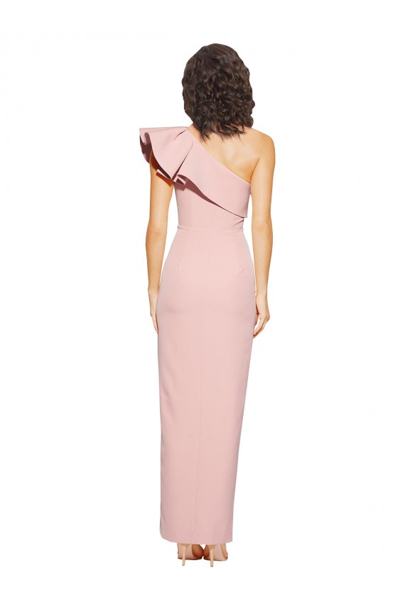 Sleeveless Mauve Sheath One Shoulder Formal Evening Gown / Prom Dress / Bridesmaid Dress Maidstone