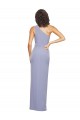 Sleeveless Smoke Blue Sheath One Shoulder Formal Evening Gown / Prom Dress / Bridesmaid Dress Maidstone