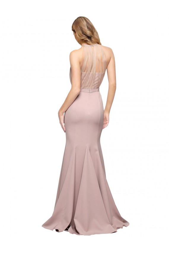 Sleeveless Dusty Pink Sheath Sweetheart Formal Evening Gown / Prom Dress / Bridesmaid Dress Maidstone