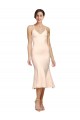 Sleeveless Nude Low Back Sheath V-Neck Evening Gown / Prom Dress / Bridesmaid Dress Maidstone