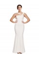 Sleeveless Ivory Low Back Sheath Square Neck Formal Evening Gown / Prom Dress / Bridesmaid Dress Maidstone