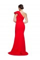 Sleeveless Red Sheath One Shoulder Semi Formal Evening Dress / Prom Dress / Bridesmaid Dress Maidstone