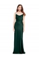 Sleeveless Hunter V-Back Sheath Cowl Neck Black Tie Evening Gown / Prom Dress / Bridesmaid Dress Maidstone