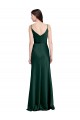 Sleeveless Hunter V-Back Sheath Cowl Neck Black Tie Evening Gown / Prom Dress / Bridesmaid Dress Maidstone