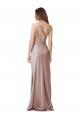 Sleeveless Dusty Pink Open Back Sheath One Shoulder Formal Evening Gown / Prom Dress / Bridesmaid Dress Maidstone