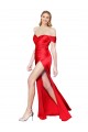 Sleeveless Red Mermaid Off the Shoulder Formal Evening Gown / Prom Dress / Bridesmaid Dress Maidstone