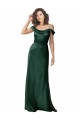 Sleeveless Hunter V-Back A-Line Off the Shoulder Formal Evening Gown / Prom Dress / Bridesmaid Dress Maidstone