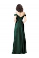 Sleeveless Hunter V-Back A-Line Off the Shoulder Formal Evening Gown / Prom Dress / Bridesmaid Dress Maidstone