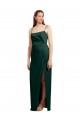 Sleeveless Hunter Low Back Column Spaghetti Straps Formal Evening Gown / Prom Dress / Bridesmaid Dress Maidstone