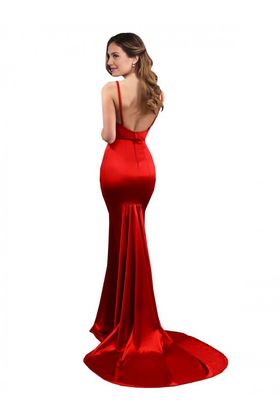 Sleeveless Red Low Back Mermaid Sweetheart Evening Dress / Bridesmaid Dress Maidstone