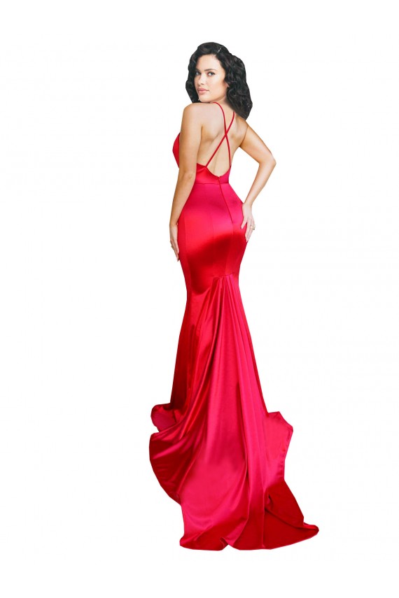 Sleeveless Red Low Back Mermaid Sweetheart Formal Evening Gown / Prom Dress / Bridesmaid Dress Maidstone