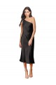 Sleeveless Black Sheath One Shoulder Black Tie Evening Dress / Prom Dress / Bridesmaid Dress Maidstone