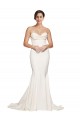 Sleeveless Ivory Low Back Mermaid Cowl Neck Formal Evening Gown / Prom Dress / Bridesmaid Dress Maidstone