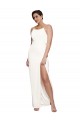 Sleeveless Ivory Low Back Sheath Halter Neck Formal Evening Gown / Prom Dress / Bridesmaid Dress Maidstone