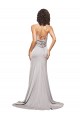 Sleeveless Low Back A-Line High Neck Formal Evening Gown / Prom Dress / Bridesmaid Dress Maidstone
