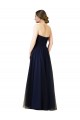 Sleeveless Dark Navy A-Line Sweetheart Bridesmaid Dress / Evening Dress Maidstone