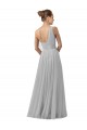 Sleeveless Silver A-Line One Shoulder Bridesmaid Gown Maidstone