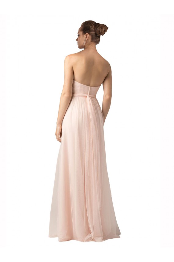 Sleeveless Nude A-Line Sweetheart Bridesmaid Dress / Evening Dress Maidstone