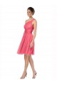 Sleeveless Watermelon A-Line One Shoulder Bridesmaid Dress Maidstone