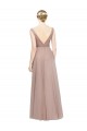 Sleeveless Blush A-Line V-Neck Bridesmaid Dress Maidstone