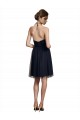 Sleeveless Black A-Line Halter Neck Bridesmaid Gown Maidstone