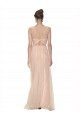 Sleeveless Blush Sheath Illusion Neck Bridesmaid Dress Maidstone