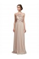 Sleeveless Nude A-Line Halter Neck Bridesmaid Dress Maidstone
