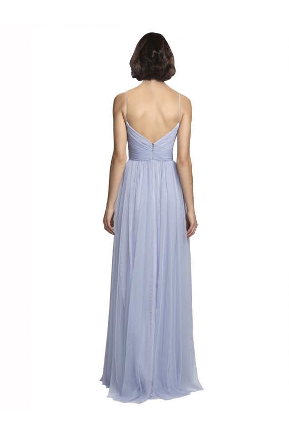 Sleeveless Lilac A-Line Spaghetti Straps Bridesmaid Dress Maidstone