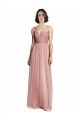 Sleeveless Rose Pink A-Line V-Neck Bridesmaid Dress Maidstone