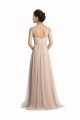 Sleeveless Nude A-Line Square Neck Bridesmaid Evening Dress Maidstone