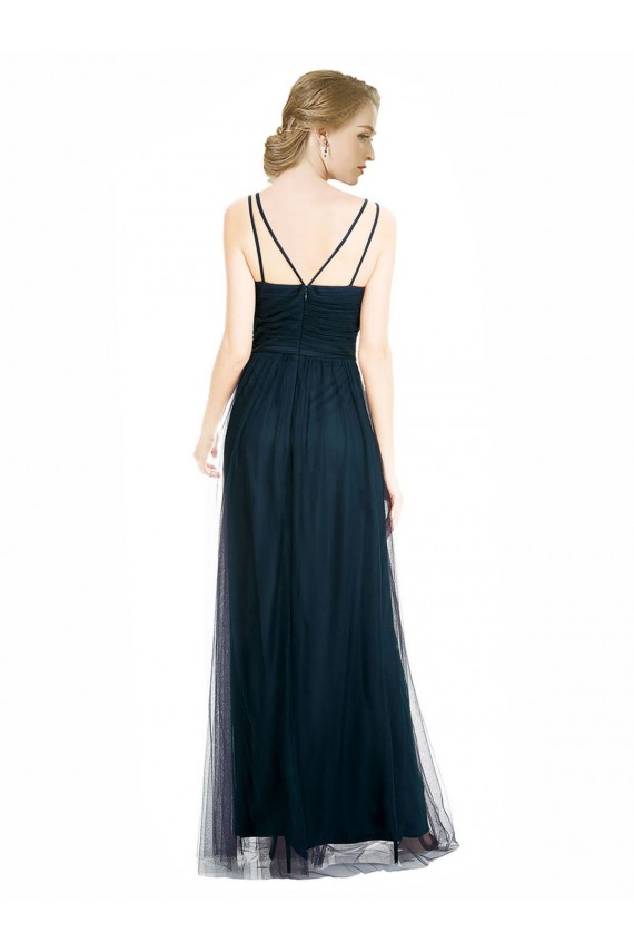 Sleeveless Blue A-Line V-Neck Bridesmaid Dress Maidstone