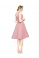 Sleeveless Pink A-Line V-Neck Bridesmaid Gown Maidstone