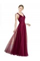 Sleeveless Criss Cross Open Back A-Line V-Neck Bridesmaid Dress Maidstone