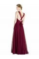 Sleeveless Criss Cross Open Back A-Line V-Neck Bridesmaid Dress Maidstone