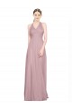 Sleeveless Low Back A-Line Halter Neck Bridesmaid Gown Maidstone