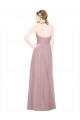 Sleeveless Low Back A-Line Halter Neck Bridesmaid Gown Maidstone