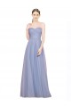 Sleeveless Light Sky Blue Low Back A-Line Sweetheart Formal Dress / Bridesmaid Dress Maidstone