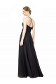 Sleeveless Slate Grey Criss Cross Back A-Line Sweetheart Bridesmaid Dress Maidstone