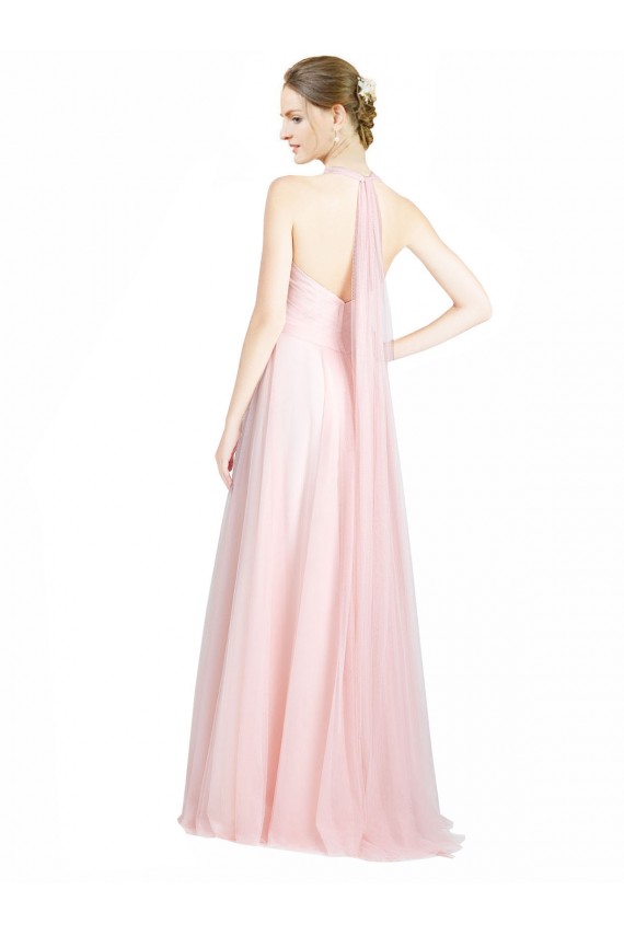 Sleeveless Mint Green Open Back A-Line Spaghetti Straps Bridesmaid Dress Maidstone