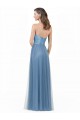 Sleeveless Low Back A-Line Satin & Tulle Strapless Bridesmaid Dress Maidstone