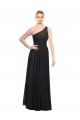 Sleeveless Black A-Line One Shoulder Bridesmaid Dress / Evening Dress Maidstone
