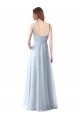 Sleeveless Light Sky Blue A-Line Spaghetti Straps Bridesmaid Dress Maidstone