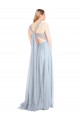 Sleeveless Light Sky Blue A-Line Spaghetti Straps Evening Gown / Bridesmaid Dress Maidstone